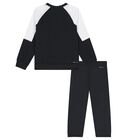 Boys Black Logo Tracksuit, 1, hi-res