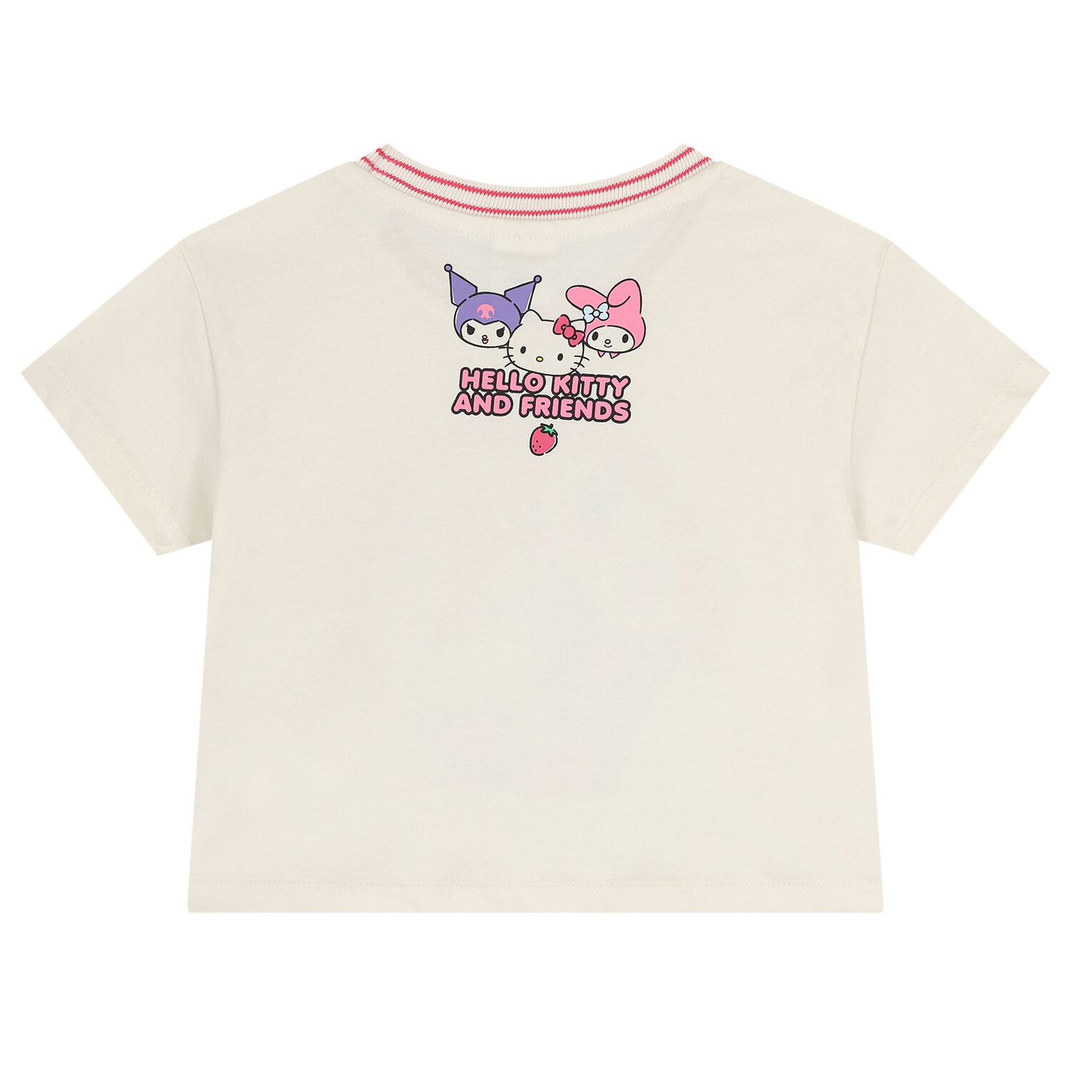 Girls Ivory Hello Kitty T-Shirt , 1, hi-res