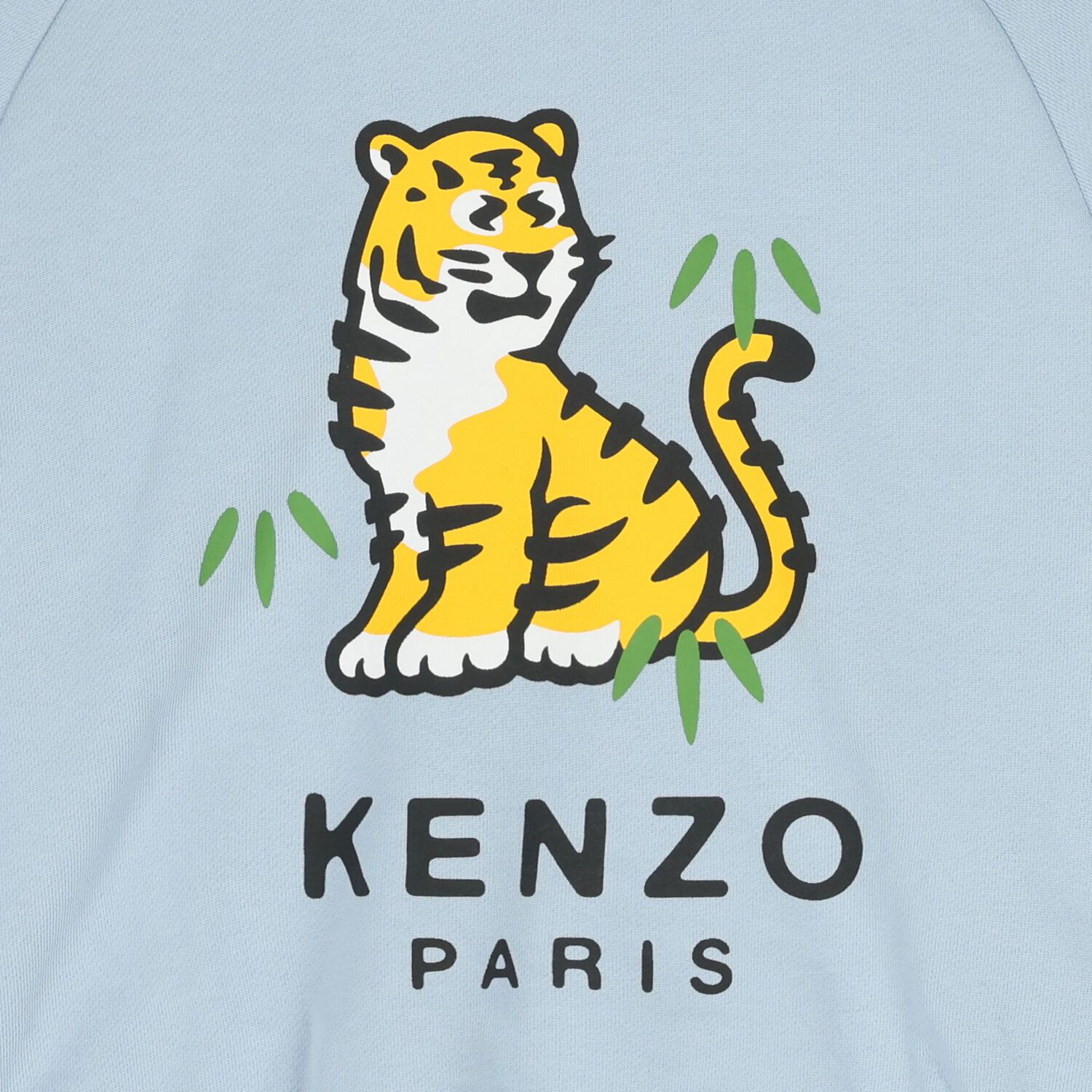 Boys Blue Tiger Logo Hooded Top, 1, hi-res