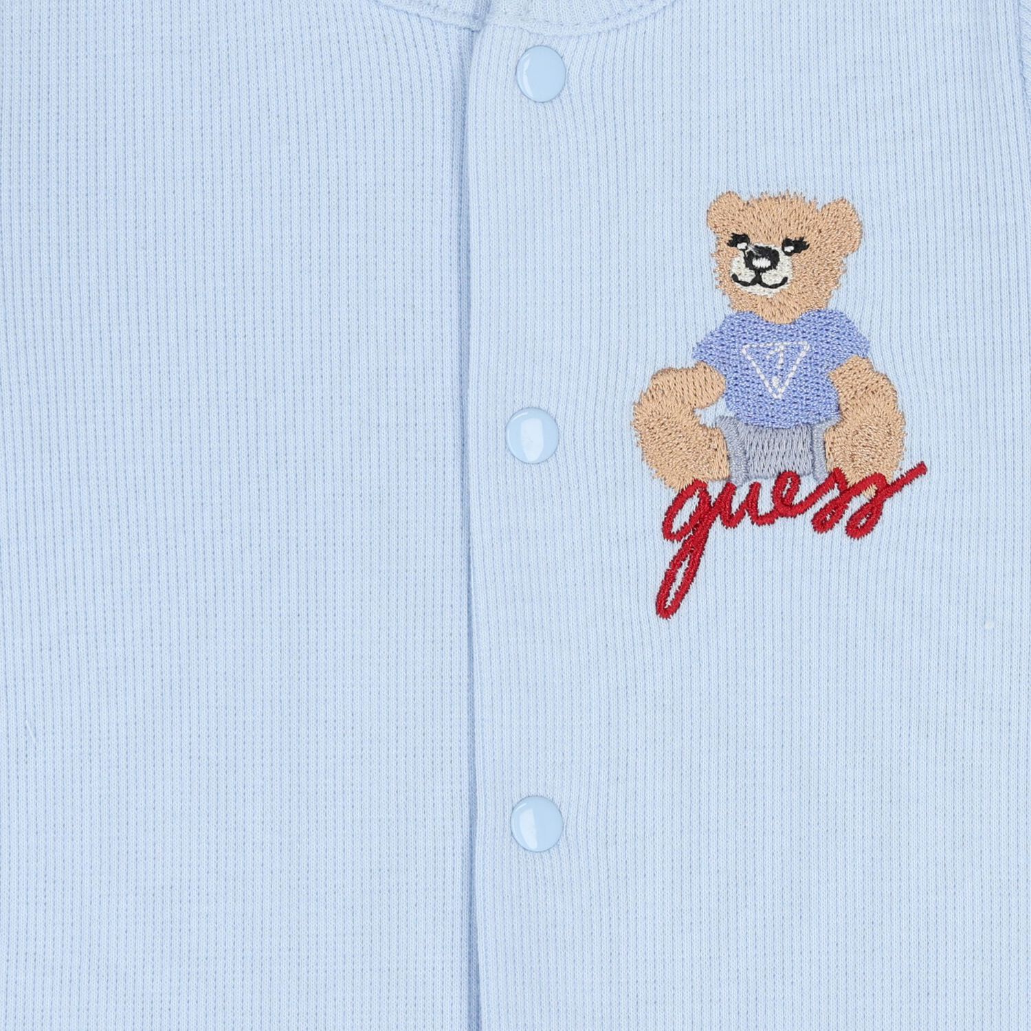 Baby Boys Blue Teddy Bear Logo Babygrow Gift Set, 2, hi-res
