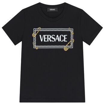 Boys Black Logo T-Shirt