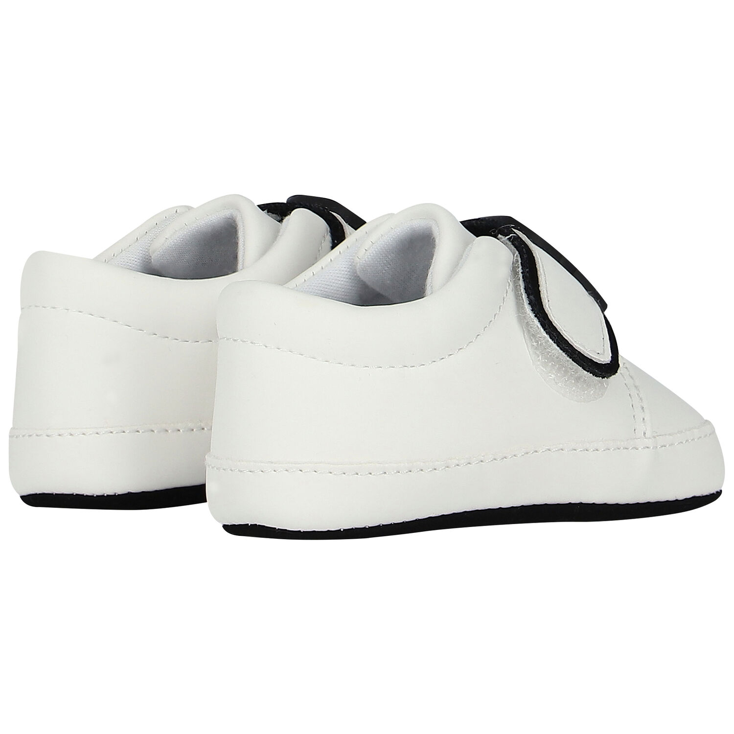 Baby Boys Ivory Leather Pre Walker Shoes, 1, hi-res