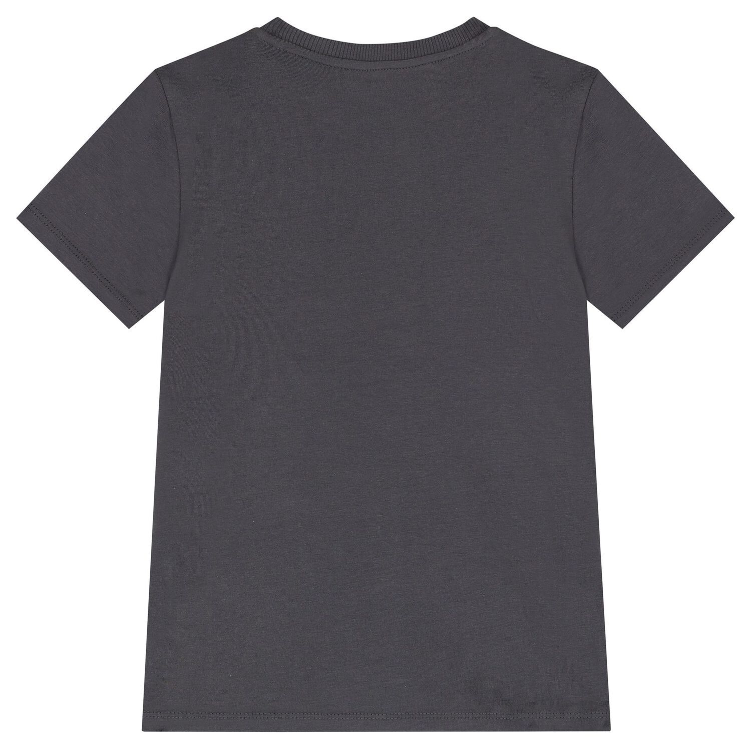 Boys Grey Logo T-Shirt, 3, hi-res