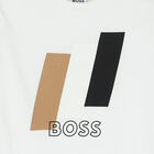 Boys White Logo T-Shirt, 1, hi-res