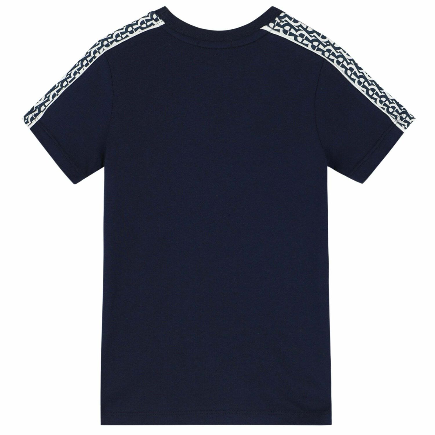 Boys Navy Blue Logo T-shirt, 1, hi-res