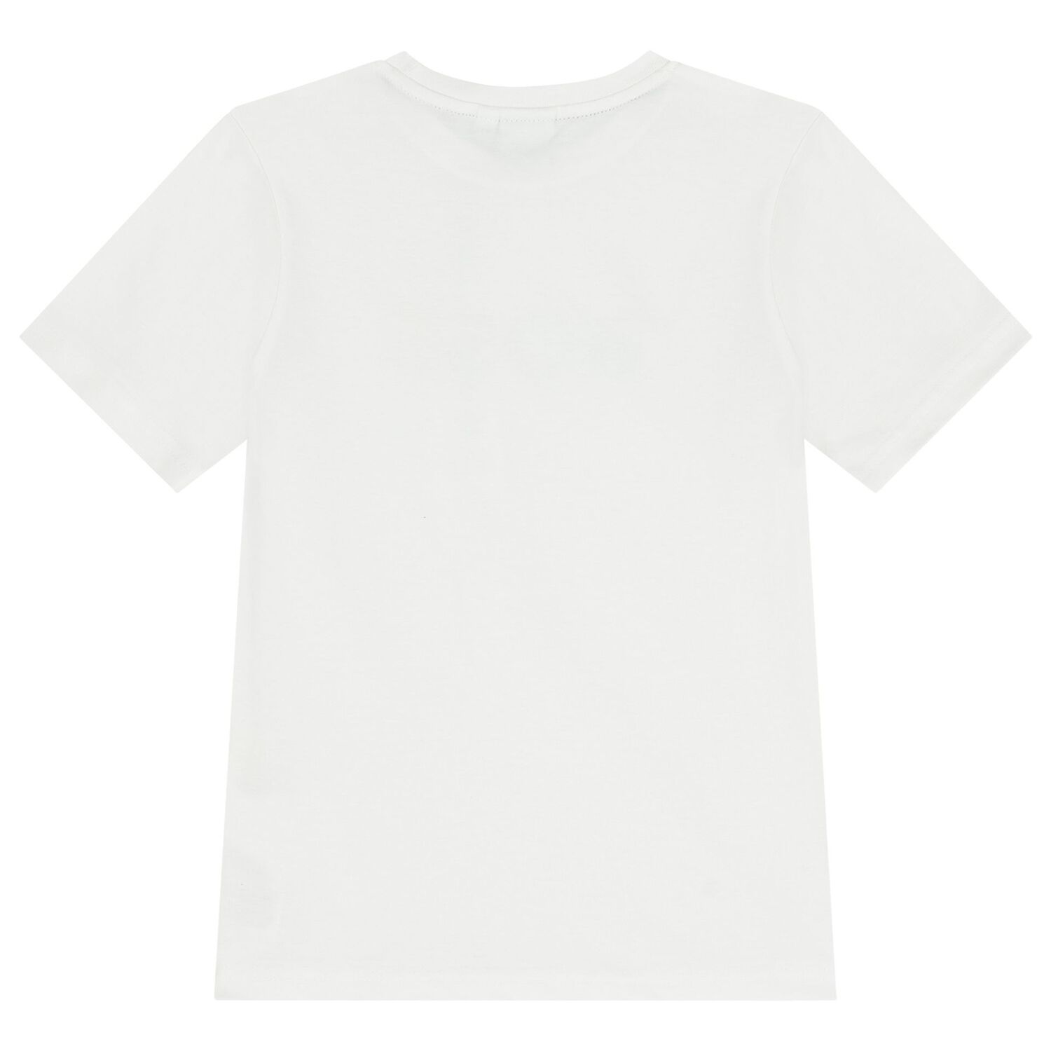 Boys White Logo T-Shirt, 1, hi-res
