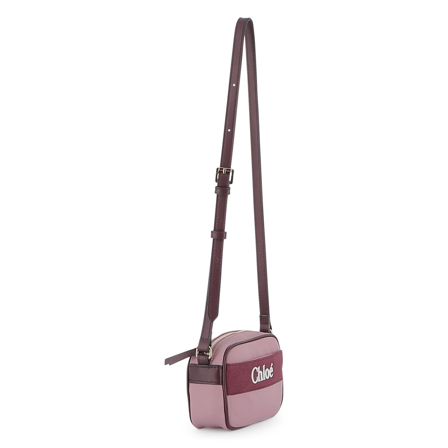 Girls Purple Logo Shoulder Bag, 1, hi-res image number null
