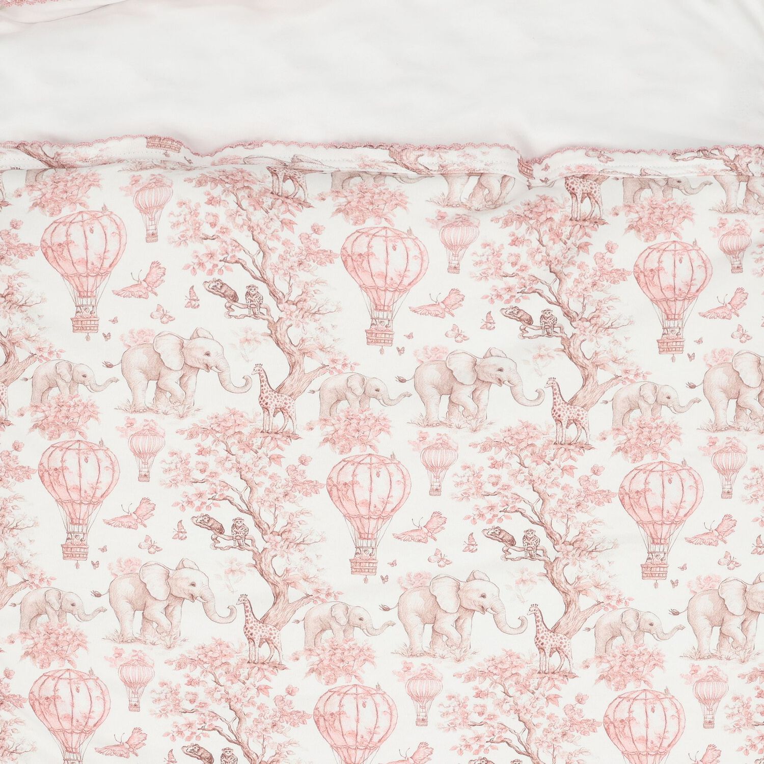 Baby Girls White & Pink Africa Nest, 1, hi-res
