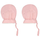 Baby Girls Pink Snowsuit, 1, hi-res