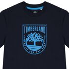 Boys Navy Blue Logo T-Shirt, 2, hi-res