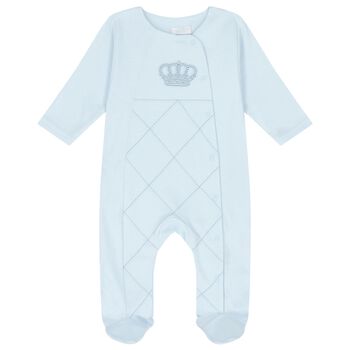 Blue Crown Babygrow