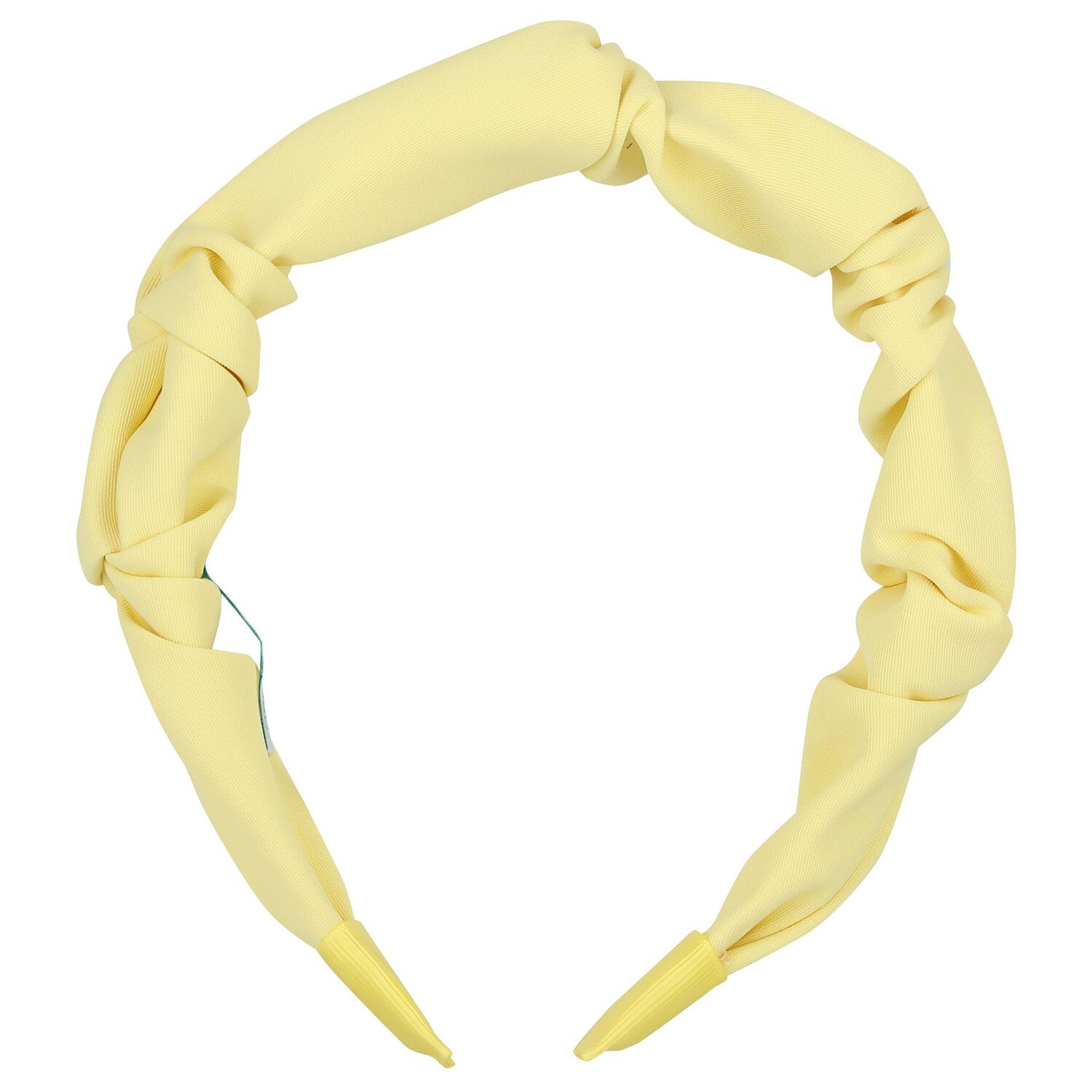 Girls Yellow Crepe Headband, 3, hi-res