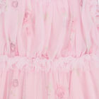 Girls Pink Tulle Floral Dress, 1, hi-res