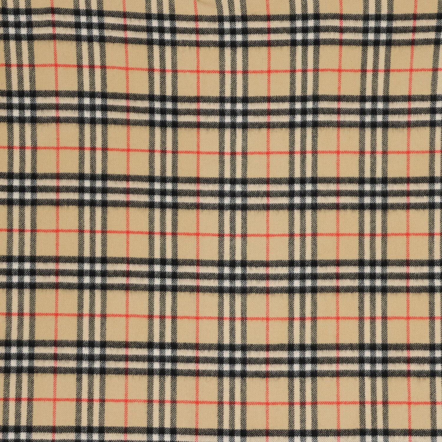 Beige Check Knitted Baby Blanket, 1, hi-res