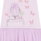 Girls Lilac Embellished Dress, 1, hi-res