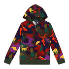 Boys Multi-Colored Camouflaged Logo Zip Up Top, 1, hi-res