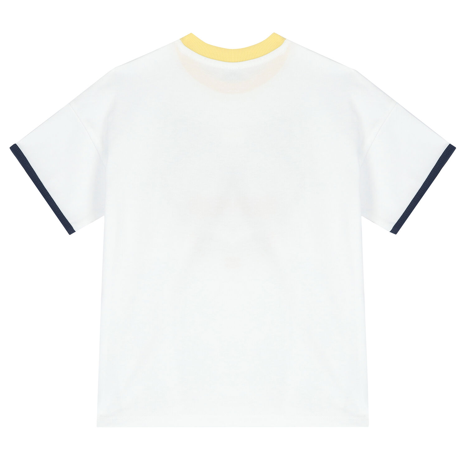 Boys White Embroidered Tiger Logo T-Shirt, 1, hi-res