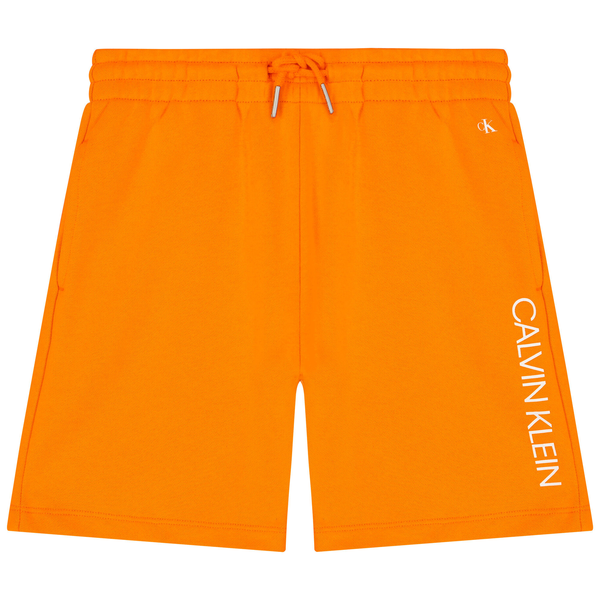 Calvin Klein Boys Orange Logo Shorts Junior Couture UK