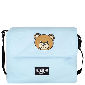 Blue Teddy Bear Baby Changing Bag