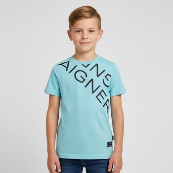 Boys Blue Logo T-Shirt