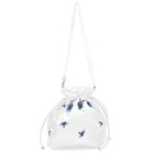 Girls Ivory Floral Satin Bag, 2, hi-res