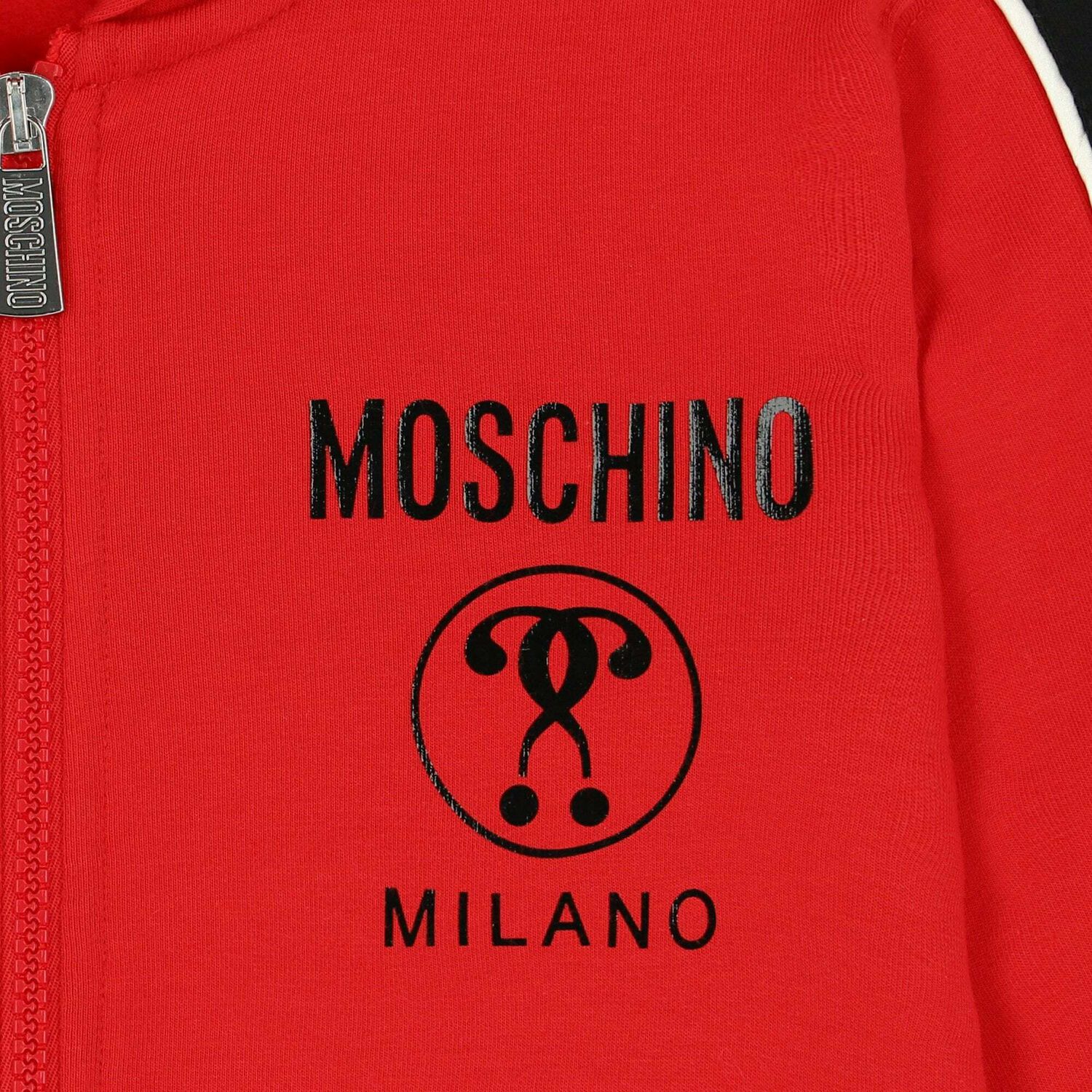Boys Red Logo Zip Up Top, 1, hi-res image number null