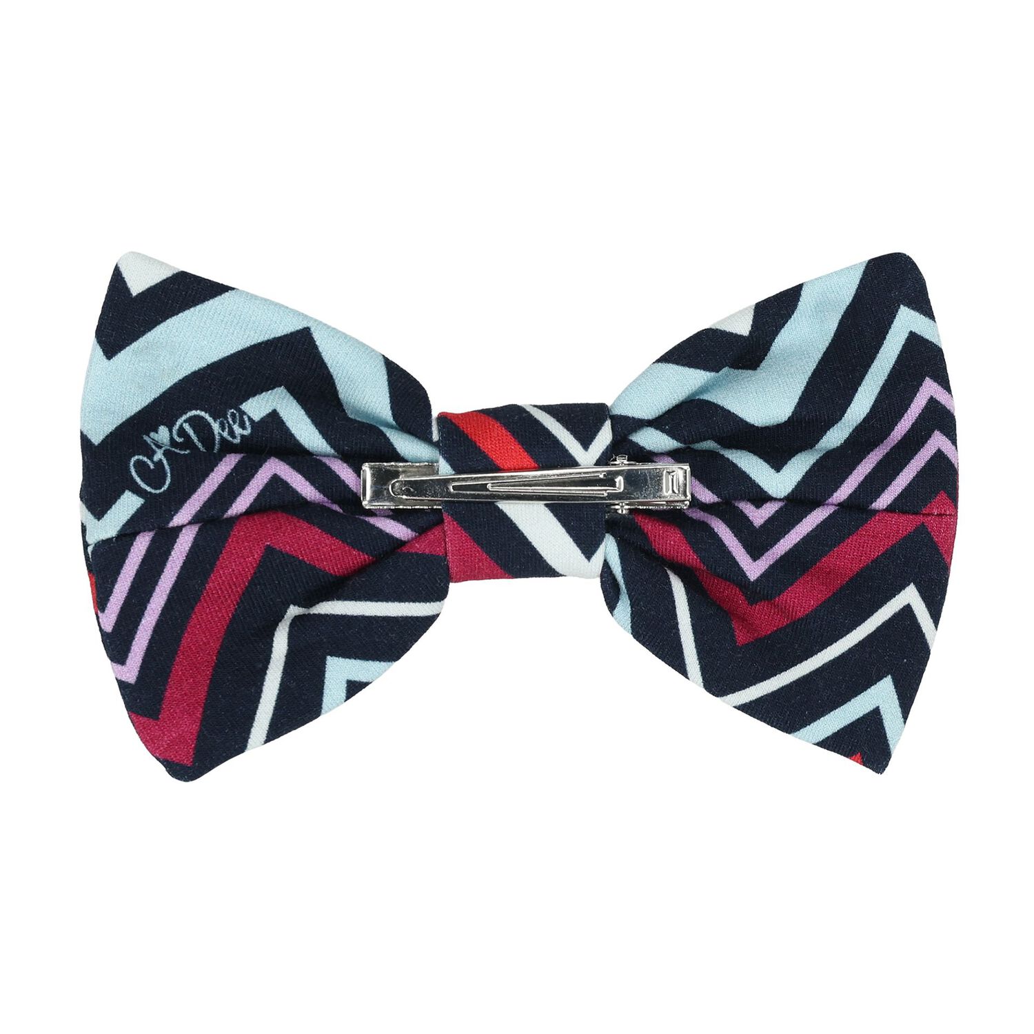 Girls Multi-Coloured Zig Zag Hairclip, 1, hi-res