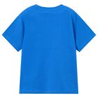 Boys Blue Logo T-Shirt, 3, hi-res