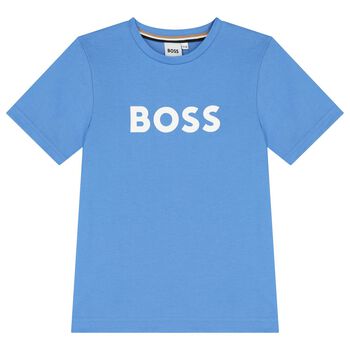 Boys Blue Logo T-Shirt