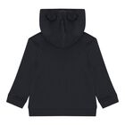 Baby Boys Navy Blue & White Logo Tracksuit Set, 1, hi-res