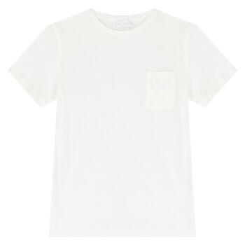 White Cotton Logo T-Shirt