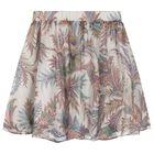Girls Beige Paisley Skirt, 1, hi-res