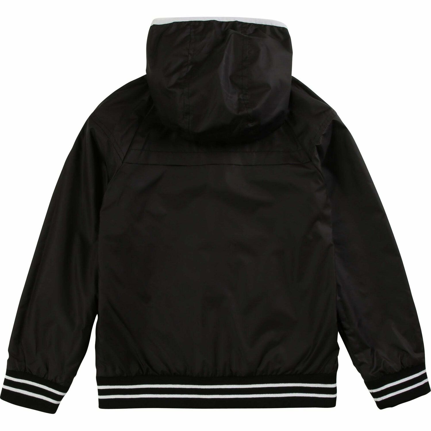 Boys Black & White Reversible Windbreaker Jacket, 1, hi-res
