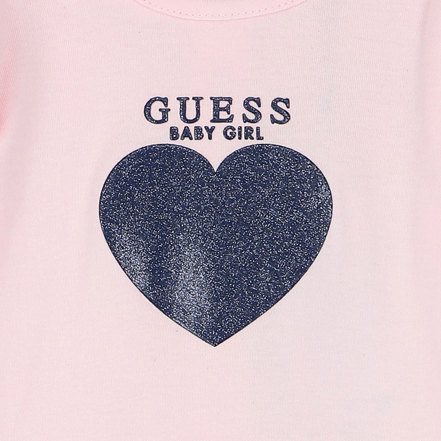 Baby Girls Pink Heart Babygrow, 1, hi-res
