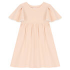 Girls Pink Logo Dress, 1, hi-res