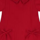 Girls Red Bow Dress, 2, hi-res