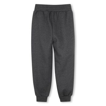 Girls Grey Logo Joggers