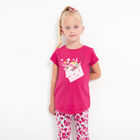 Girls Pink Floral T-Shirt, 1, hi-res
