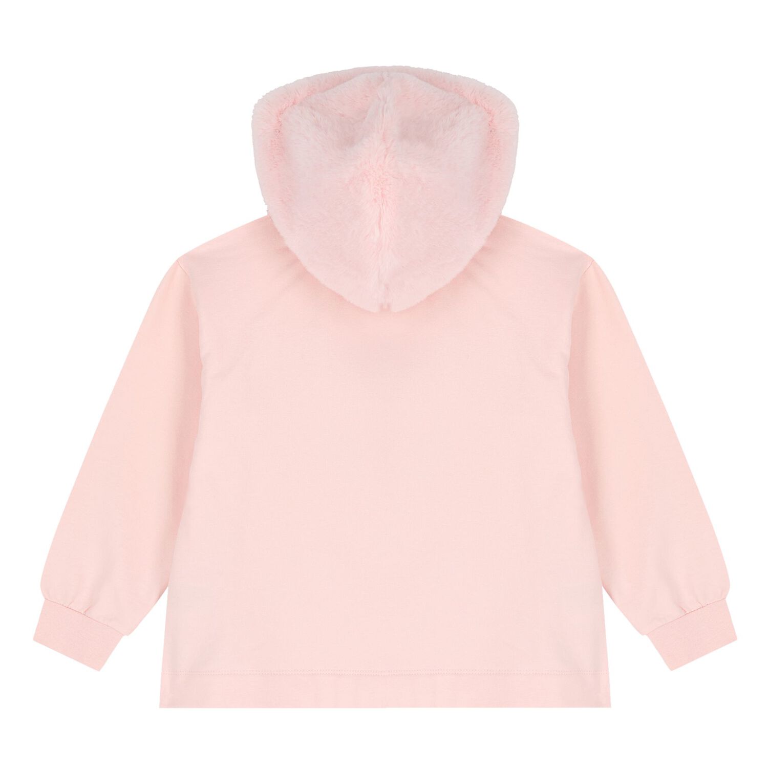 Girls Pink Logo Faux fur Leggings Set, 1, hi-res image number null