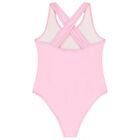 Girls Pink Logo Swimsuit, 1, hi-res