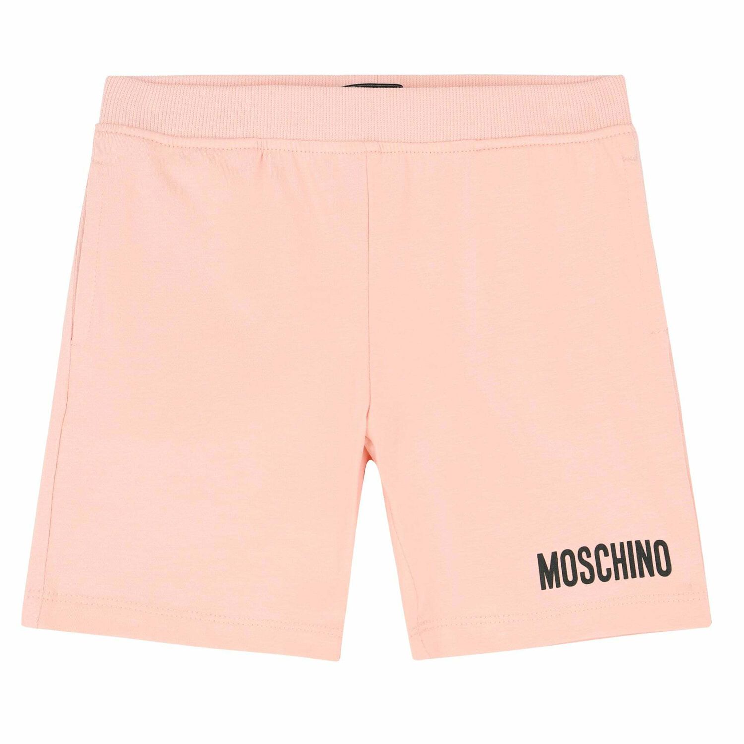 Younger Girls Pink Logo Shorts, 1, hi-res