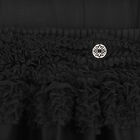 Girls Black Tulle Frills Logo Dress, 1, hi-res