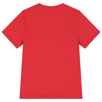 Boys Red Logo T-Shirt