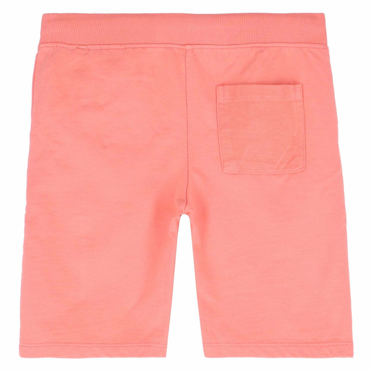 Boys Neon Orange Jersey Shorts, 2, hi-res image number null