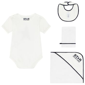 White Logo Bodysuit Gift Set