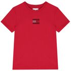 Girls Pink Embellished Logo T-Shirt, 2, hi-res