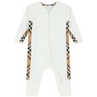 White & Beige Romper Gift Set, 1, hi-res