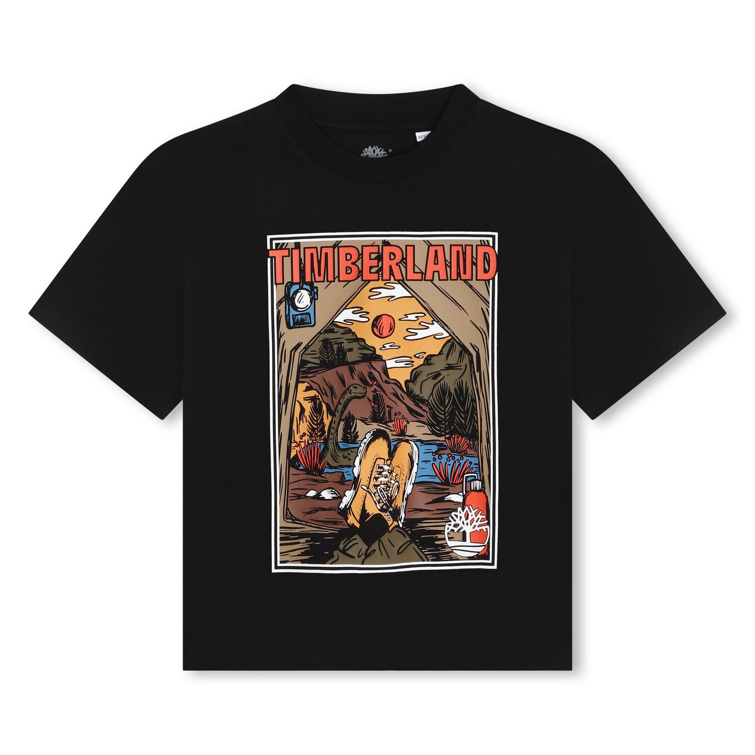 Boys Black Logo T-Shirt, 1, hi-res image number null