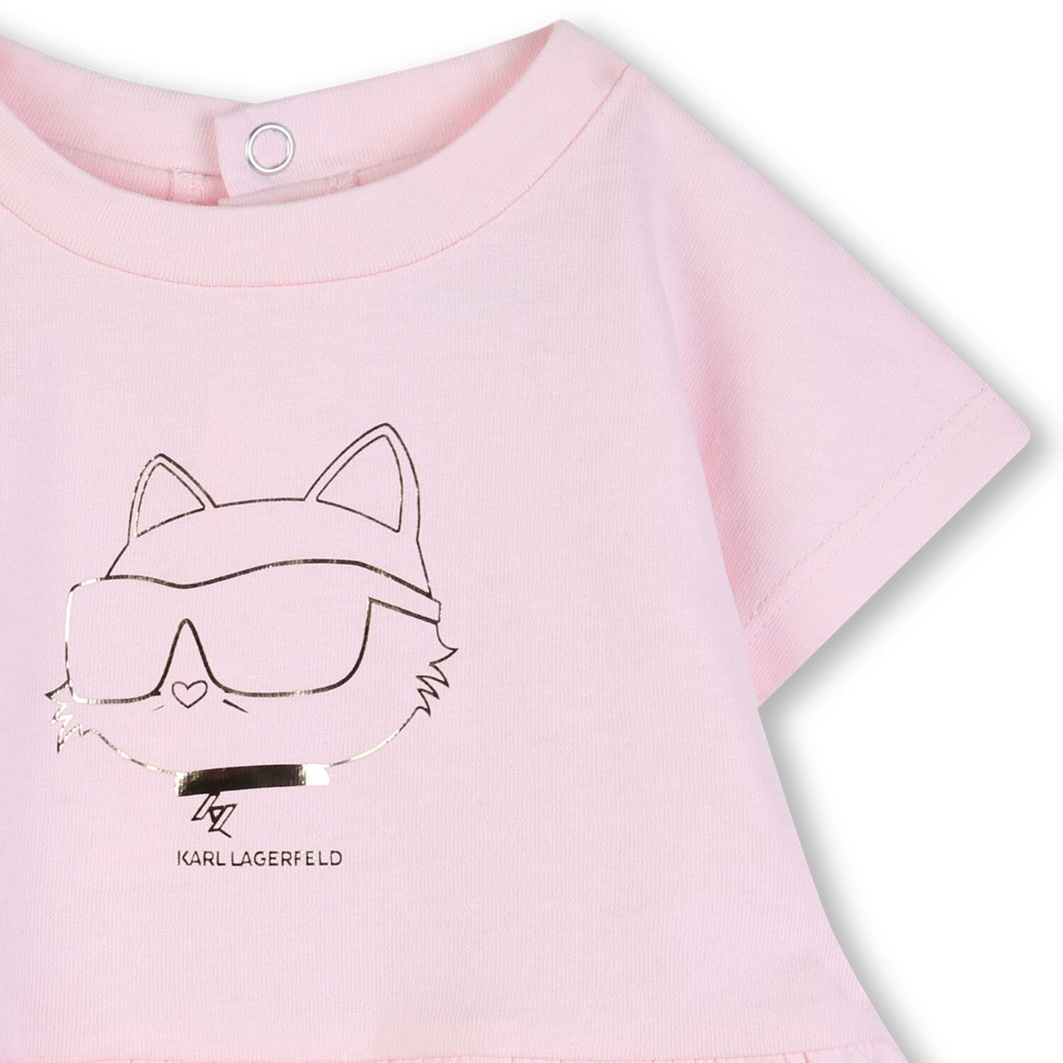 Baby Girls Pink & White Leggings Set, 1, hi-res