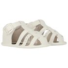 Baby Boys Ivory Sandals, 3, hi-res